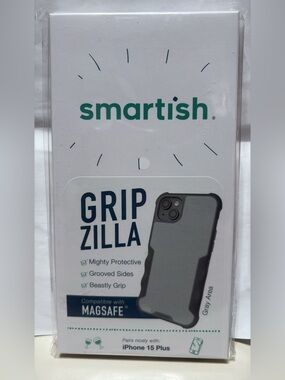 artis Gripzilla Phone Case in Gray with Black Accents